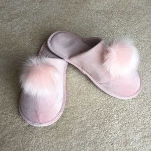 Pink slippers